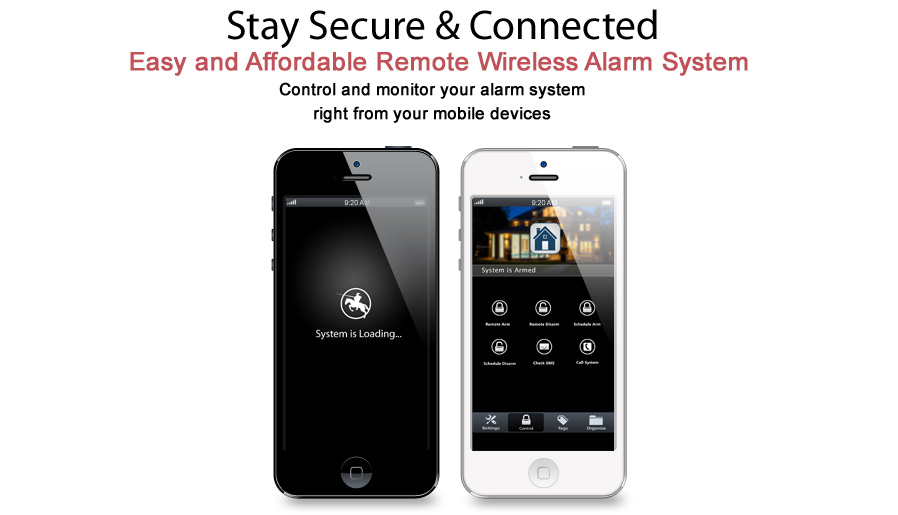 alarm system mobile app